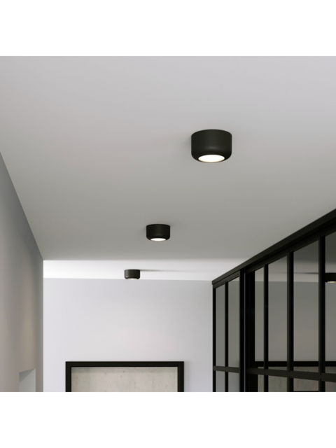 Потолочный светодиодный светильник Elektrostandard Onde 25046/LED 15W 4000K черный a064198