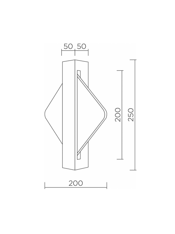 Настенный светильник LED4U L7388-250 WH — изображение 4