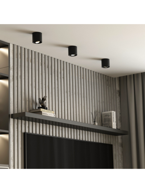 Накладной светодиодный светильник Elektrostandard Orsa 25041/LED 10W 4200K чёрный a062935
