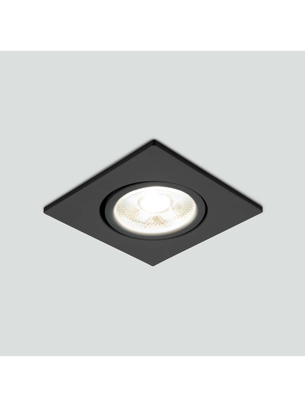 Встраиваемый светодиодный светильник Elektrostandard 15273/LED черный a056033 — изображение 4
