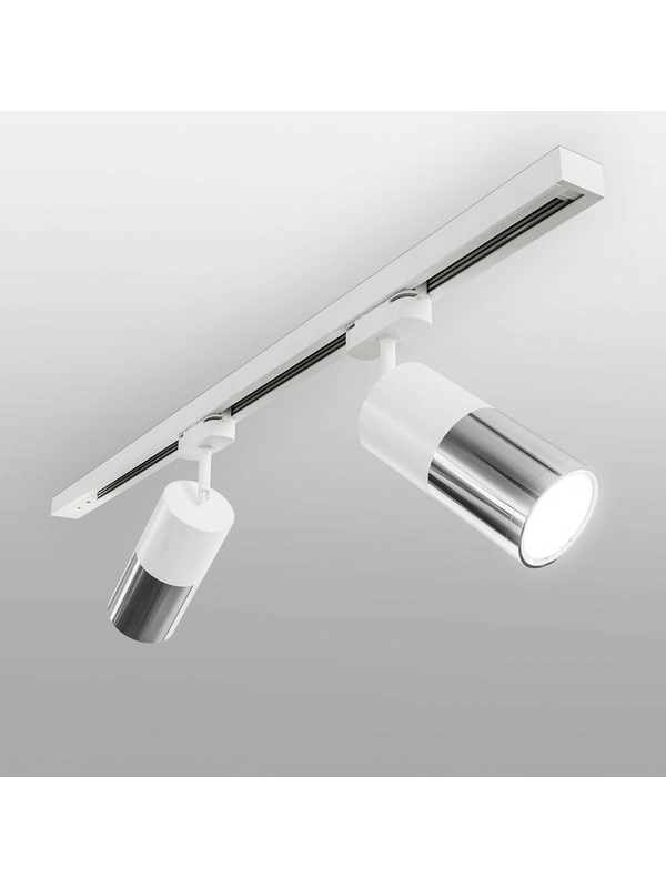 Трековый светодиодный светильник Elektrostandard Avantag белый матовый/хром 6W LTB27 a047018 — изображение 2