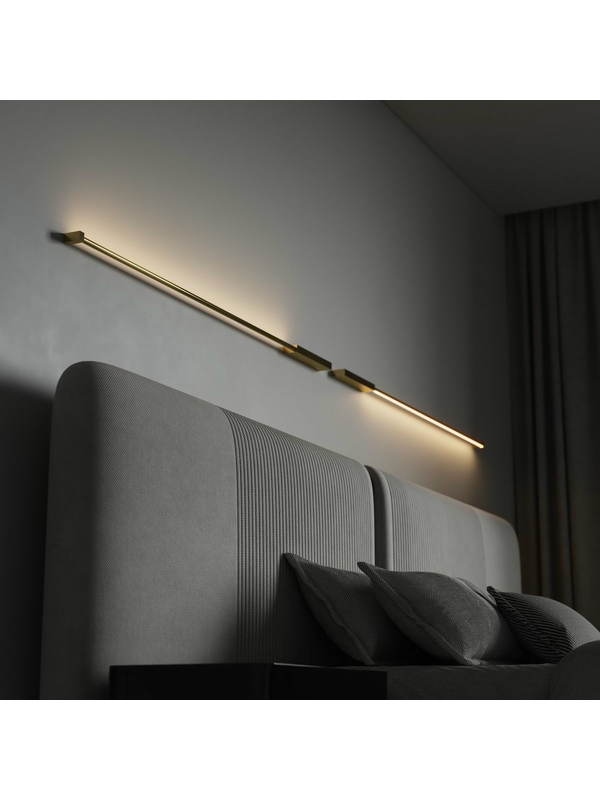 Настенный светодиодный светильник Elektrostandard Alto LED латунь 3000K 40133/LED a069821