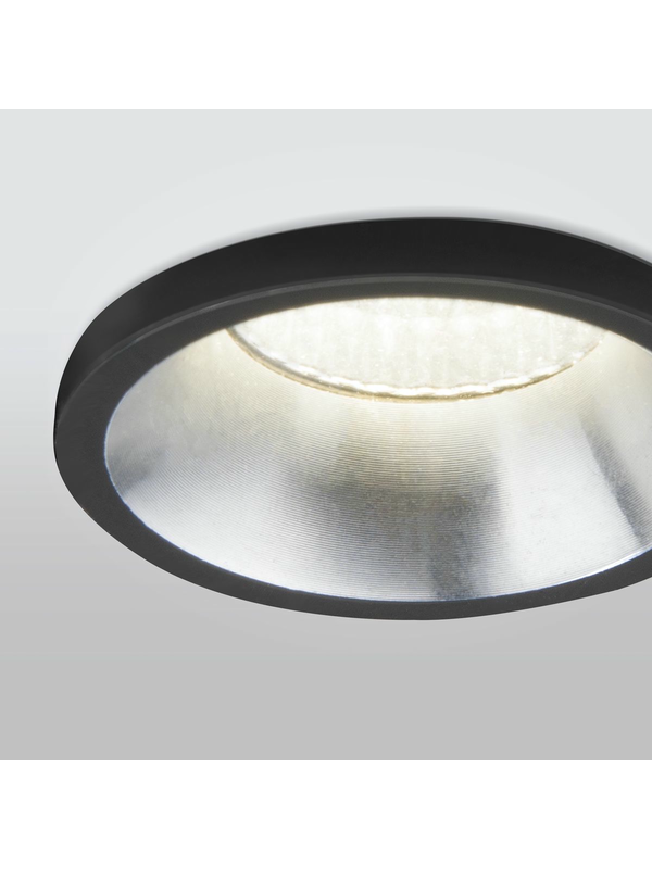 Встраиваемый светодиодный светильник Elektrostandard 15269/LED черный/сатин никель a056019 — изображение 3