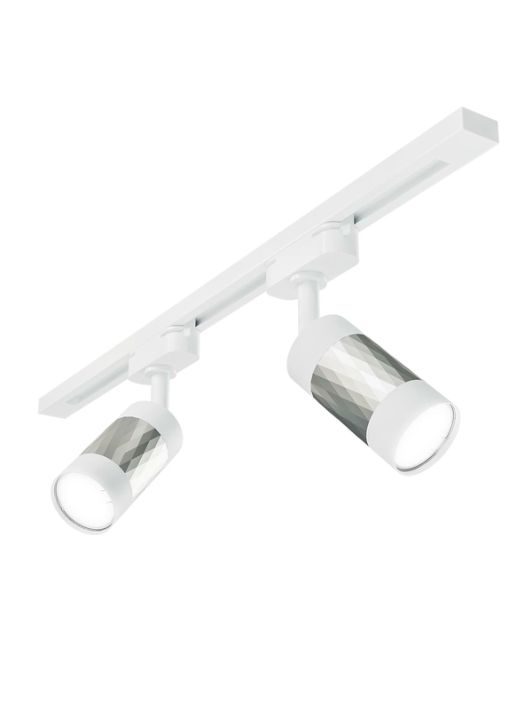 Трековый светильник Elektrostandard Mizar GU10 MRL 1007 белый/серебро a047375