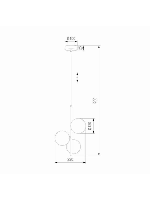 Подвесная люстра TK Lighting 4838 Estera — изображение 2