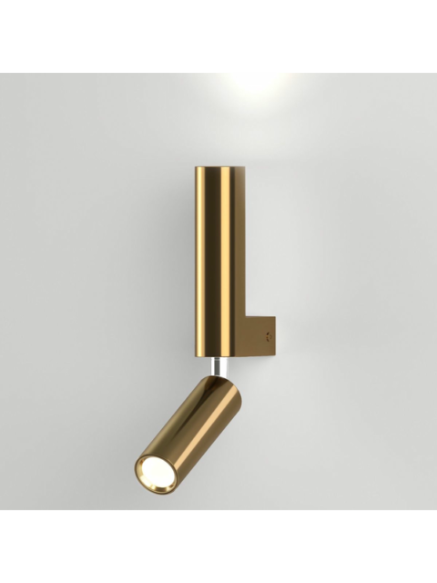 Светодиодный спот Eurosvet Pitch 40020/1 Led латунь