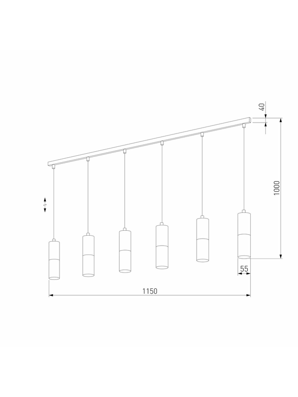 Подвесной светильник TK Lighting 6308 Elit White Wood — изображение 2
