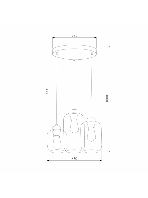 Подвесная люстра TK Lighting 3185 Marco — изображение 3