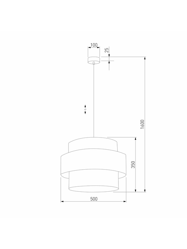 Подвесной светильник TK Lighting 5095 Calisto White — изображение 2