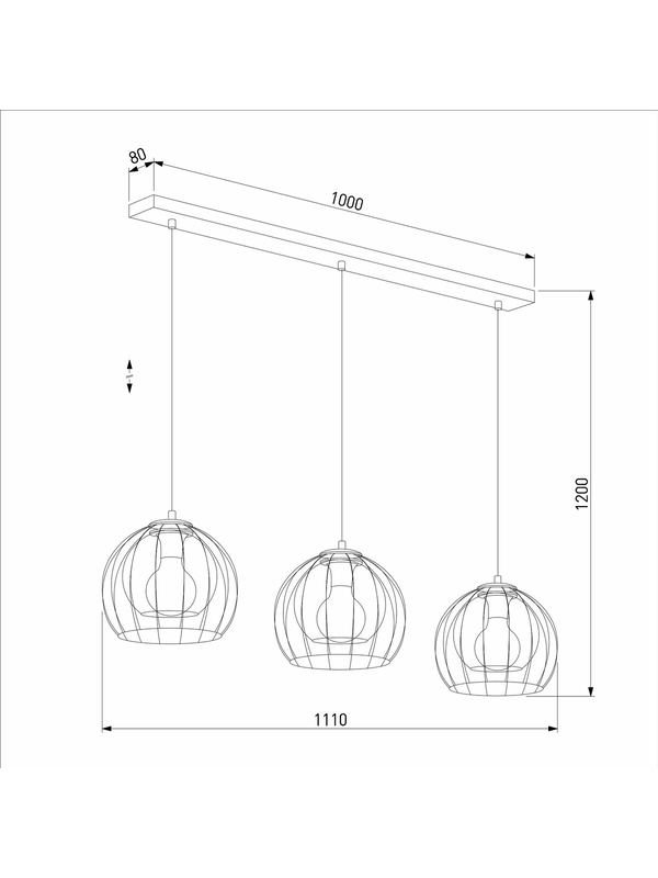 Подвесной светильник TK Lighting 4483 Universo Black — изображение 3