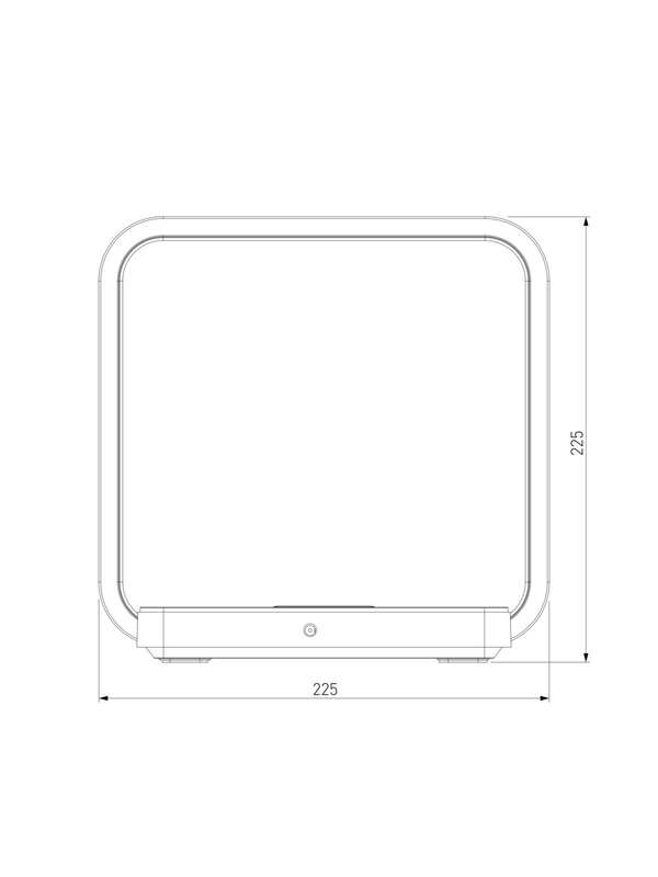 Настольная лампа Eurosvet Frame 80502/1 черный — изображение 2