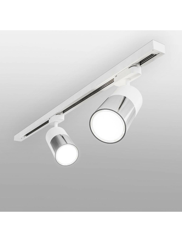 Трековый светодиодный светильник Elektrostandard Avantag белый матовый/хром 6W LTB27 a047018 — изображение 4