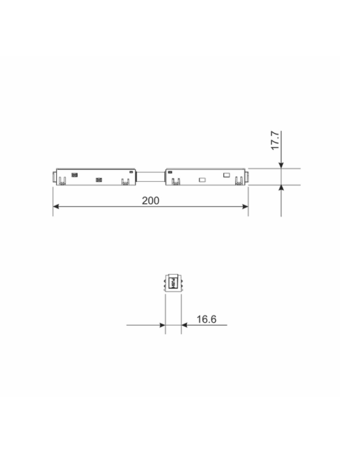 Коннектор прямой Elektrostandard Slim Magnetic 85096/00 a061246
