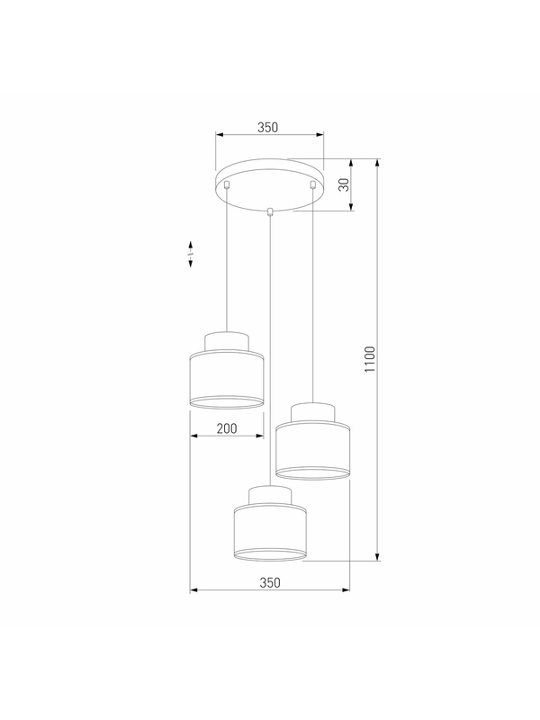 Подвесная люстра TK Lighting 2594 Duo — изображение 2