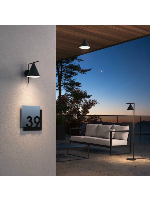 Уличный настенный светодиодный светильник Elektrostandard Bevel 35184/D a068471