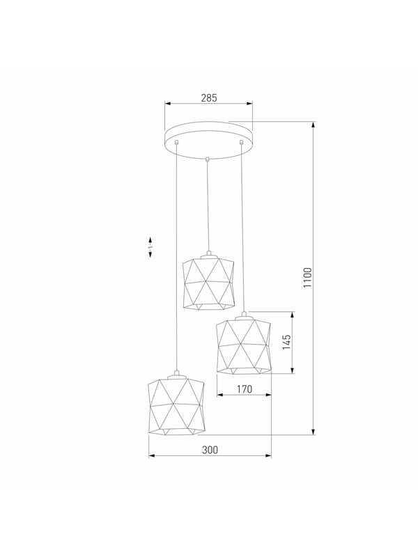 Подвесная люстра TK Lighting 3250 Siro White — изображение 2