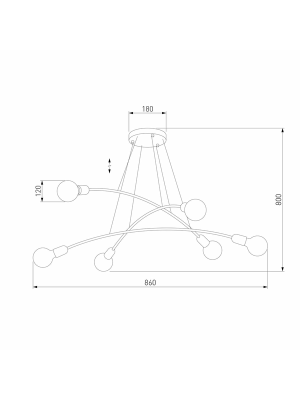 Подвесная люстра TK Lighting 2728 Helix Gold — изображение 3