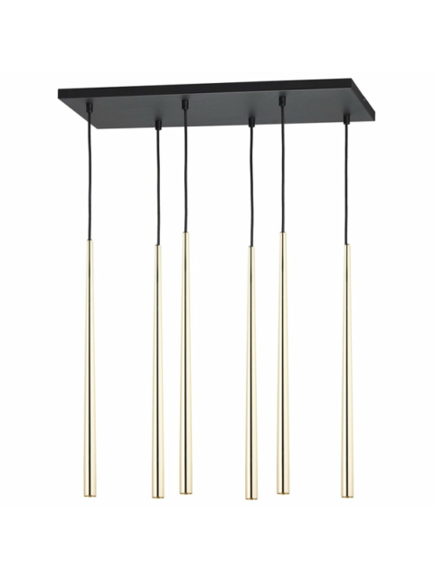 Подвесная люстра TK Lighting 6420 Piano Gold