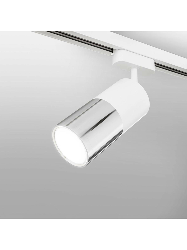 Трековый светодиодный светильник Elektrostandard Avantag белый матовый/хром 6W LTB27 a047018 — изображение 3