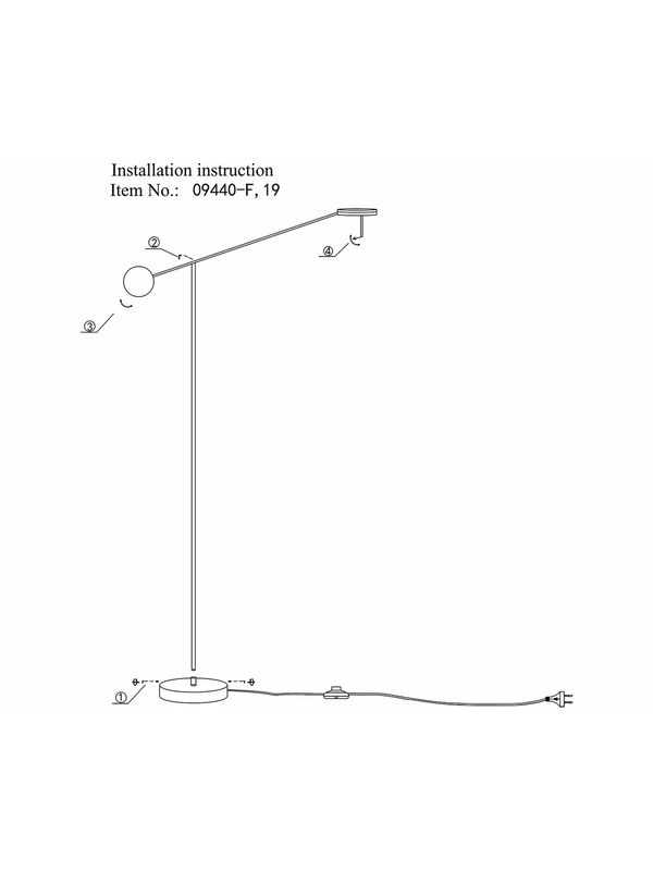 Торшер Kink Light Некси 09440-F,19(3000K) — изображение 2