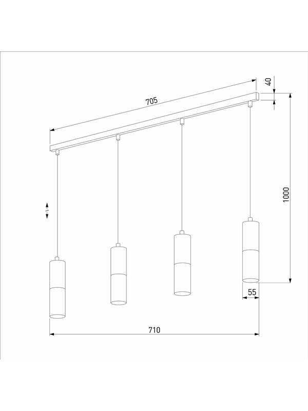 Подвесной светильник TK Lighting 4367 Elit Black — изображение 3