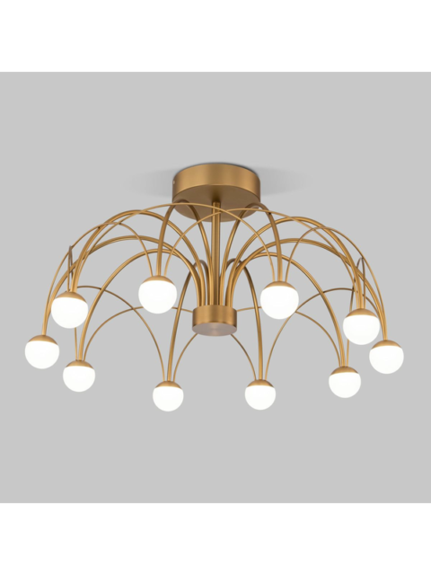 Потолочная светодиодная люстра Eurosvet Ragno 90031/10 LED золото