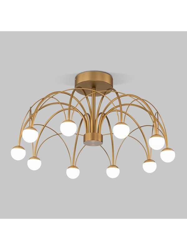 Потолочная светодиодная люстра Eurosvet Ragno 90031/10 LED золото