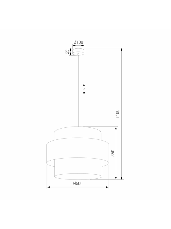 Подвесной светильник TK Lighting 5402 Calisto — изображение 2