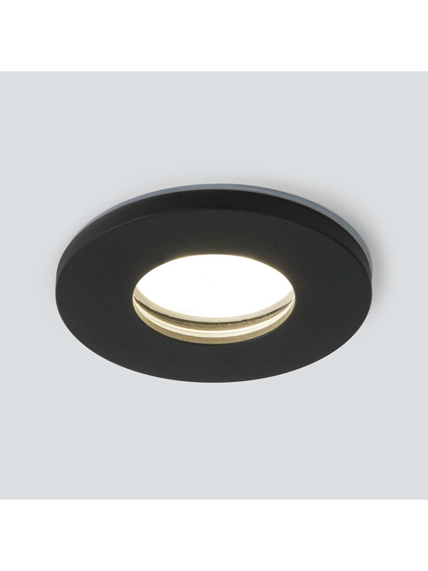 Встраиваемый светильник Elektrostandard 125 MR16 черный матовый a053360