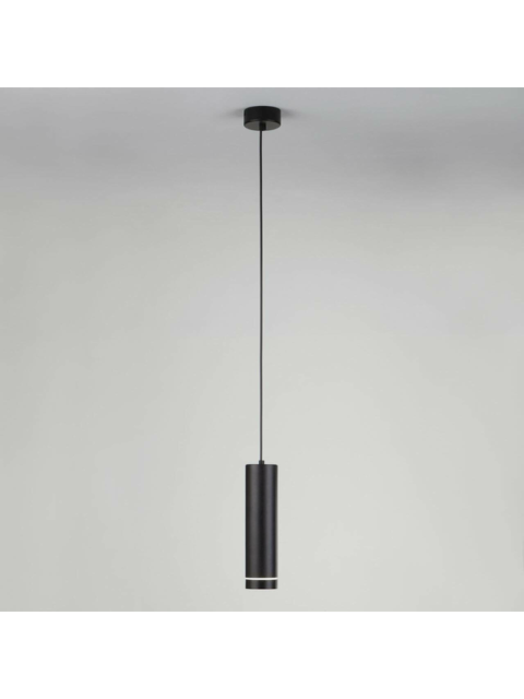 Подвесной светодиодный светильник Elektrostandard DLR023 12W 4200K черный матовый a040264