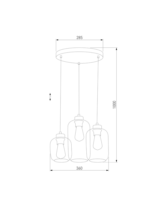 Подвесная люстра TK Lighting 3185 Marco — изображение 2