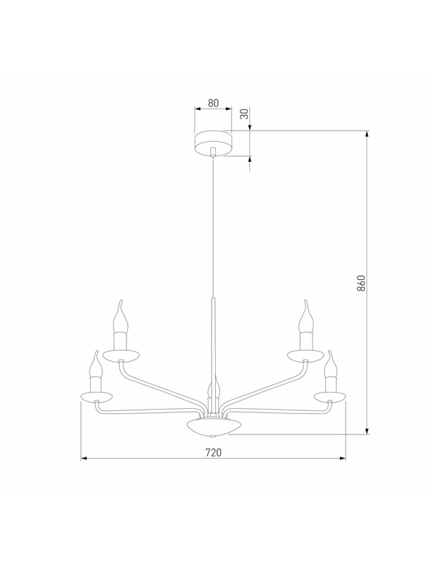 Подвесная люстра TK Lighting 4612 Limal — изображение 2