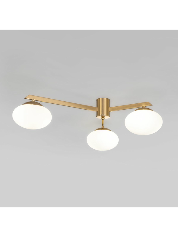 Потолочная люстра Eurosvet Opaline 70220/3 латунь