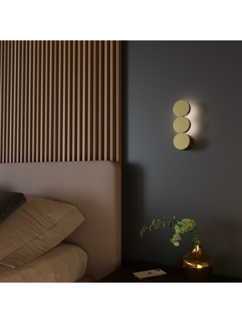 Настенный светодиодный светильник Elektrostandard Brioni 40130/LED золото a064594