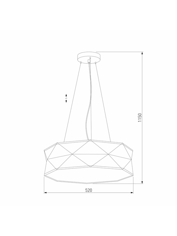 Подвесной светильник TK Lighting 3311 Kantoor White — изображение 2