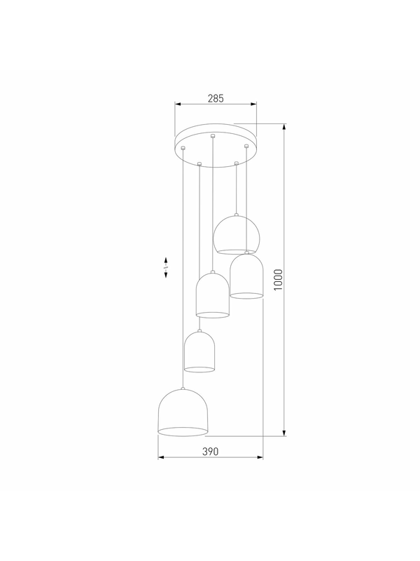 Подвесная люстра TK Lighting 2830 Tempre — изображение 2