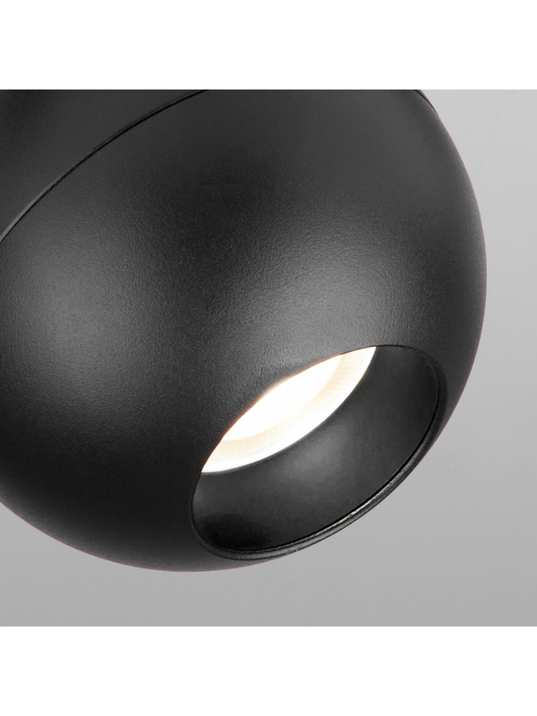 Трековый светодиодный светильник Elektrostandard Ball черный 12W 4200K LTB77 a053743 — изображение 3