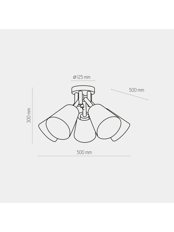 Потолочная люстра TK Lighting 666 Vaio 5 — изображение 3