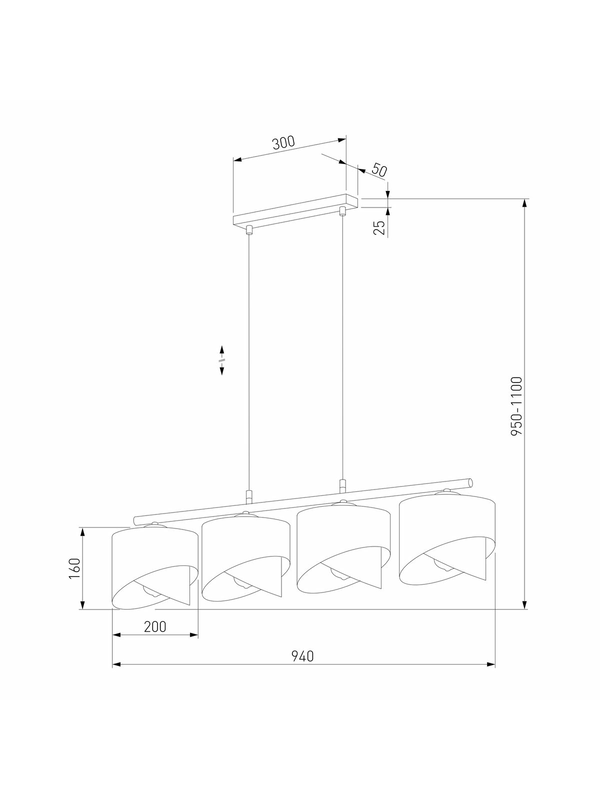 Подвесная люстра TK Lighting 4828 Marlon — изображение 2