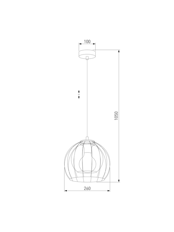 Подвесной светильник TK Lighting 3154 Universo Black — изображение 2