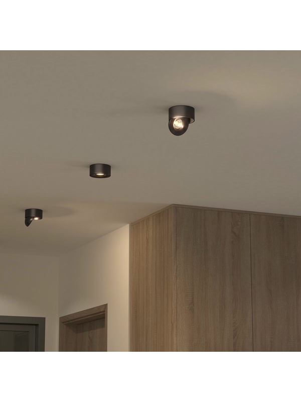 Накладной светодиодный светильник Elektrostandard Glide 25100/Led черный жемчуг a059330