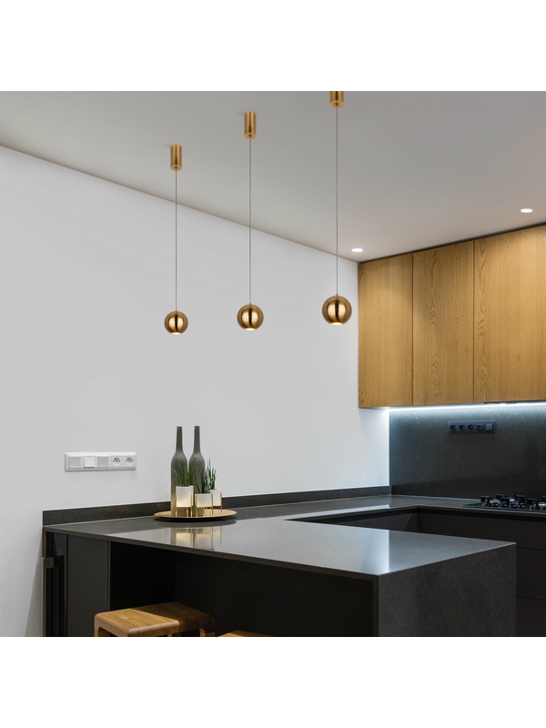 Подвесной светодиодный светильник Elektrostandard Giro 50215/1 Led бронза a055674 — изображение 5