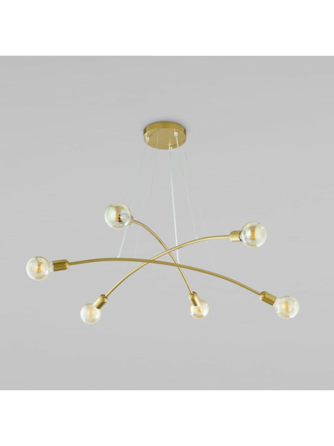 Подвесная люстра TK Lighting 2728 Helix Gold