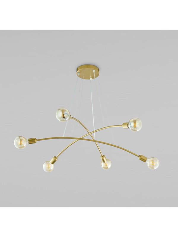 Подвесная люстра TK Lighting 2728 Helix Gold