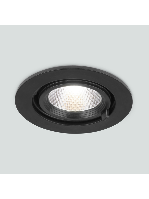 Встраиваемый светодиодный светильник Elektrostandard 9918 LED 9W 4200K черный a052456 — изображение 2