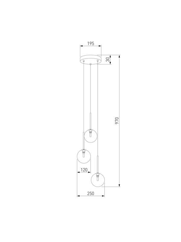 Подвесная люстра TK Lighting 5942 Nilos — изображение 2
