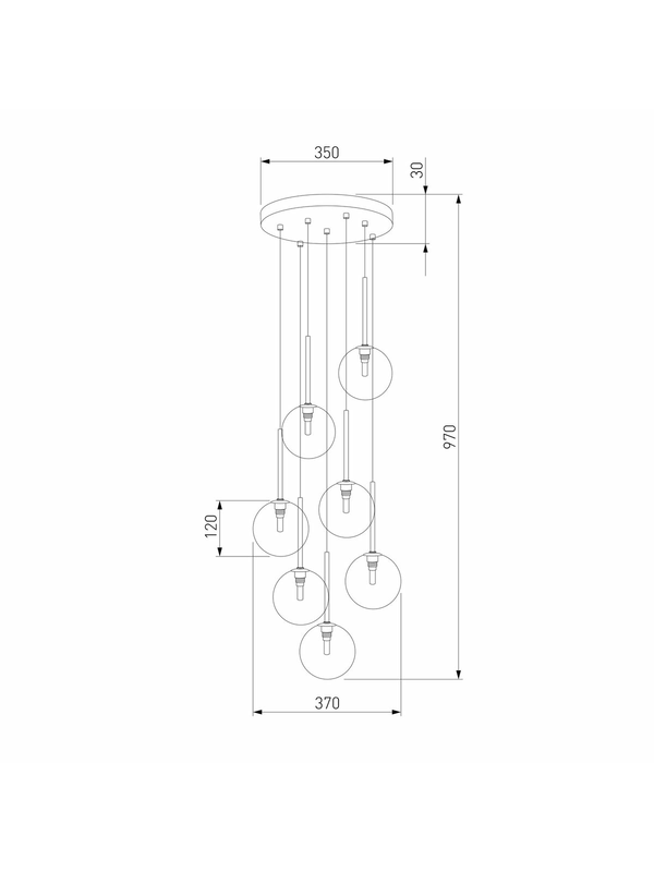 Подвесная люстра TK Lighting 5362 Nilos — изображение 2