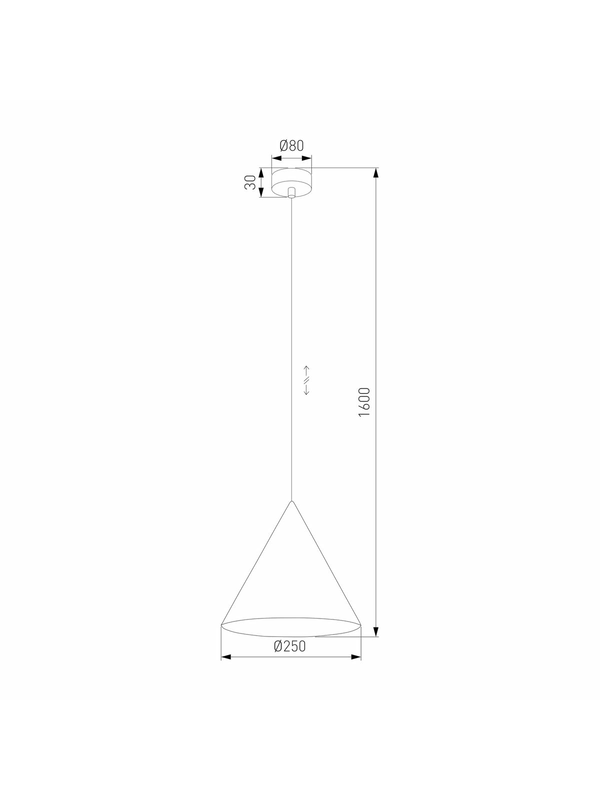 Подвесной светильник TK Lighting 10008 Cono — изображение 2