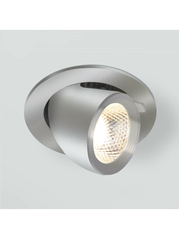 Встраиваемый светодиодный светильник Elektrostandard 9918 LED 9W 4200K серебро a052457