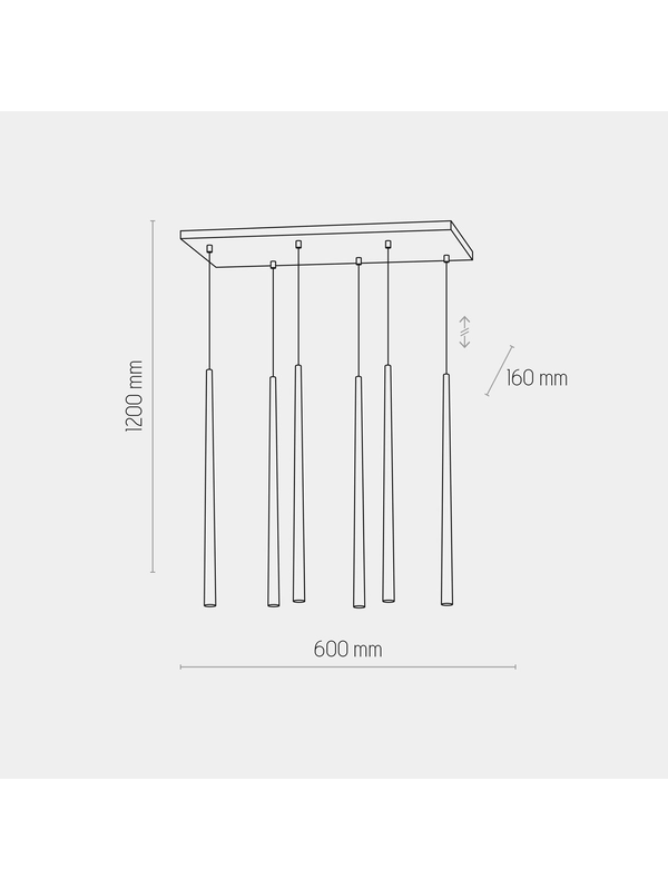 Подвесная люстра TK Lighting 6420 Piano Gold — изображение 3
